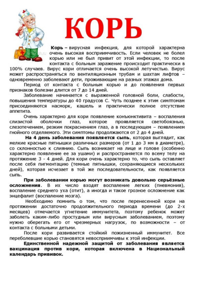 Внимание! Корь!. Внимание! Корь!.
